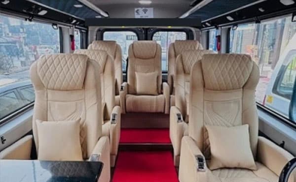 9 Seater Tempo Traveller on Rent in Delhi